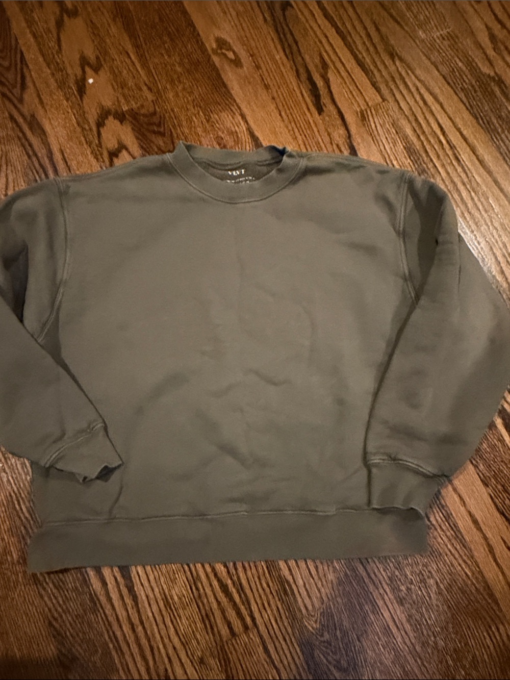 Velvet Olive green sweatshirt